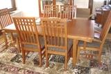 Beautiful mission style dining set