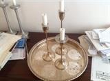 Sterling silver candlesticks
