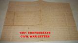 1861 Confederate letter home following Battle of Belmont