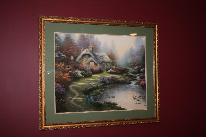 Thomas Kinkade- Signed numbed Lithograph- Gallery Proof