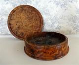 Burl wood box.