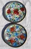 Large cloisonne chargers
