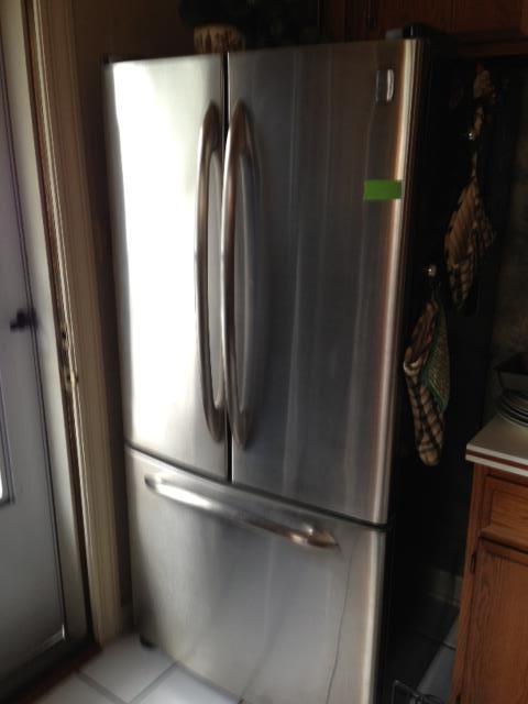3 Door Stainless Steel Refrigerator