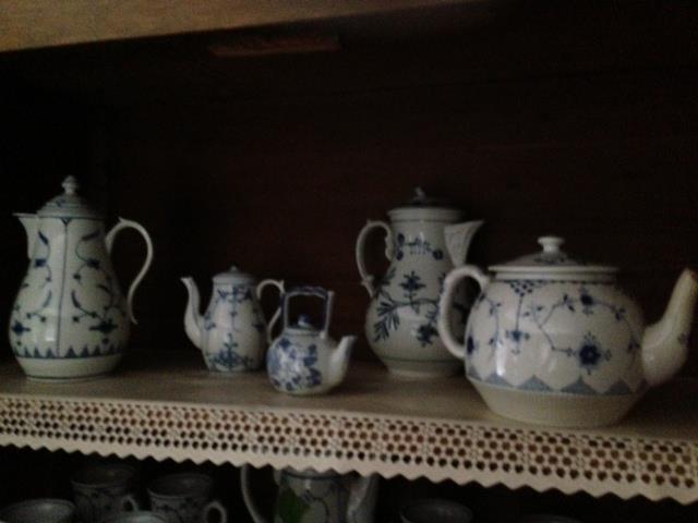 Blue and White Tea/Coffee Set