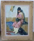 John Moyers, 24 x 18, Santa Clara Pottery, Alterman Gallery