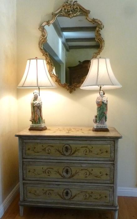 Venetian painted Commode
