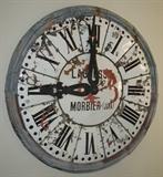 6' rustic French Morbier clock face