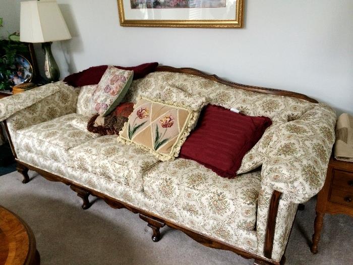 Vintage French Provincial sofa