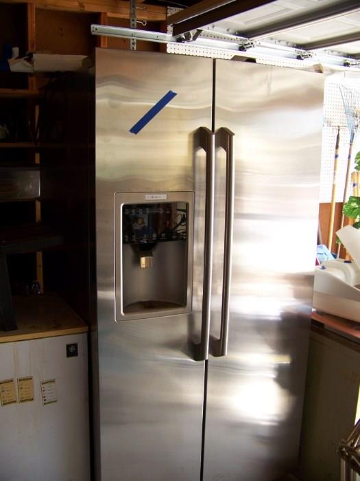 Stainless Steel Electrolux side by side refrigerator