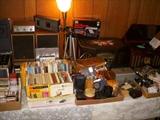 Stereo equipment, reel-to-reel play &amp; tapes, Cameras,