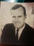 Signed photo of George HW Bush
