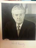 Signed photo of John B. Connally (who was with John F. Kennedy when he was assasinated)