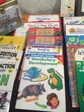 Children's educational books and workbooks for various subjects (math, vocabulary, reading, etc.) targeted for ages 4-10, all in good condition. Great for summer work or home schooling. All items are in good condition.