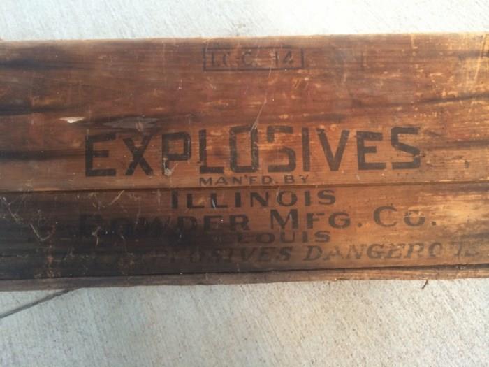 This lot is for something very rare and hard to find. It is an original, authentic, Dynamite wooden box. Most of the labeling is still legible however the bottom of the box is missing one piece. Overall condition is COOOOOL. Don’t miss out on this one!!