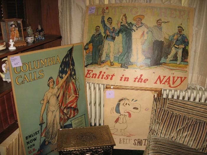 Vintage WWI Propaganda posters