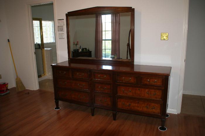 Vintage Henrodone Dresser With Mirror 