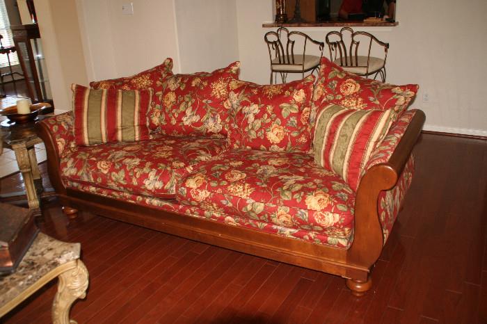 Fier Steel Heavy well made Couch and pillows