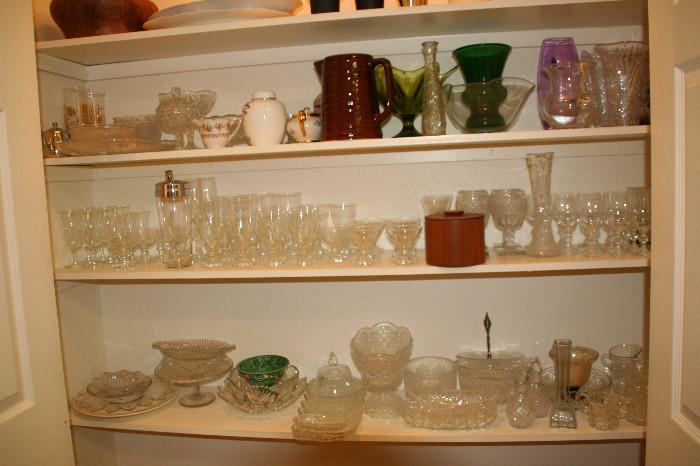 Glass ware etc