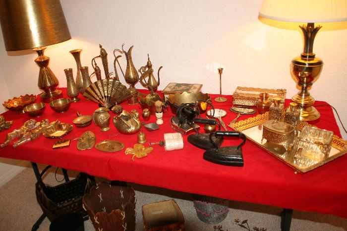 Brass Table Lot