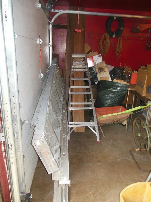 2 Extension Ladders, 2 Step Ladders