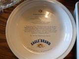 Eagle Brand pie plate