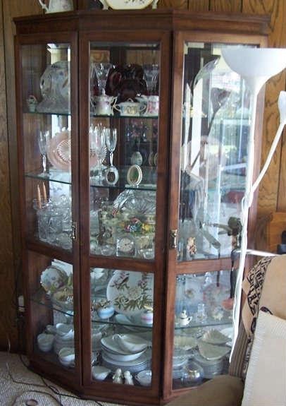 4 ft wide china cabinet