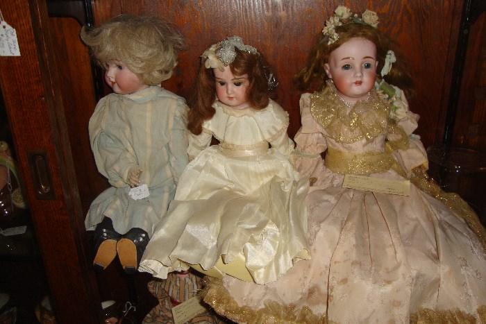 Antique Bisque dolls