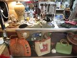 vintage straw purses and hats