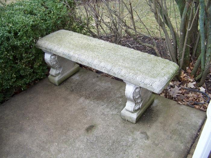 1 of 3 concrete benches