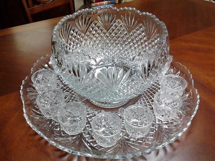 Fan and Diamond pattern. Under plate is 21 1/2 inches in diameter.  Thee are 12 cups.  No chips or cracks - Absolutely Gorgeous!!!