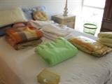 Nice blankets and linens