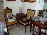 Antique table and chairs