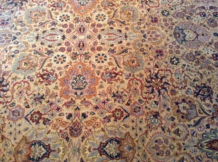 Close up of rug