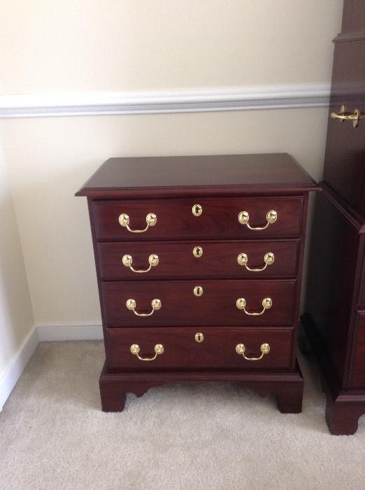Pair of Harden cherry night stands only one in picture
