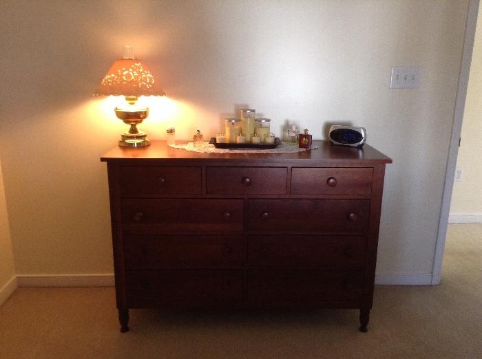 Master bedroom furniture by Caper double dresser with mirror. Mirror not attached.
