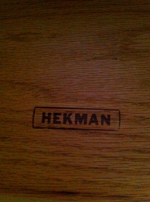 Vintage Hekman end tables
