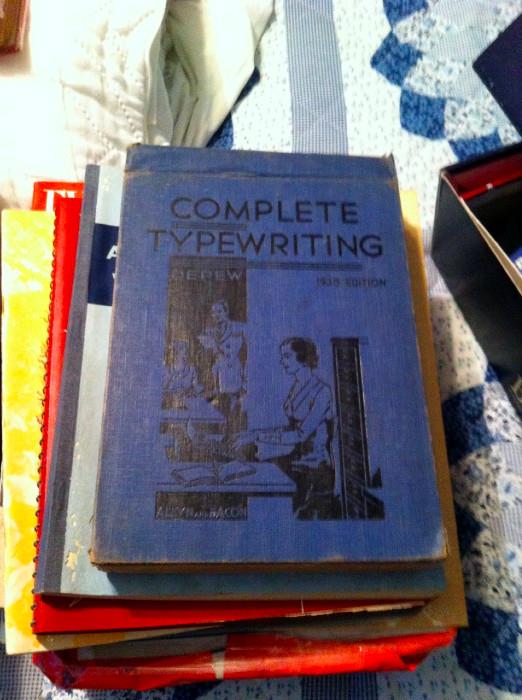 Vintage Complete Typewriting book
