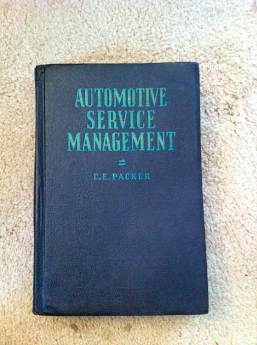 Vintage Automotive Service Management by CE Packer