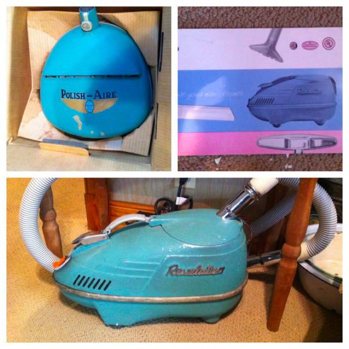 Vintage Revelation vacuum and cleaner with all attachments 