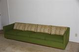 Vintage 1960s Thayer Coggin sofa, designed by Milo Baughman, original spring green upholstery, in excellent vintage condition