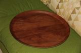 Large teak tray, signed "Made in Sweden" on underside