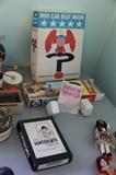 "Who Can Beat Nixon?" , "The Watergate Scandal", other toys games of the time, down from the attic. 