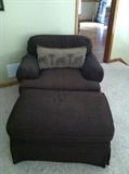 Pearson/Lane chair & ottoman