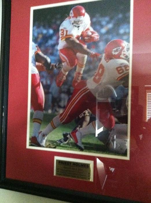 Priest Holmes picture with stats