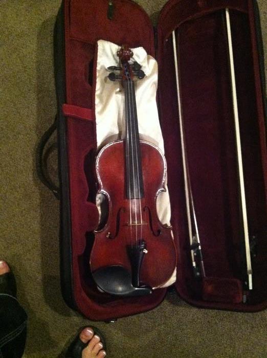Wayne Burak violin serial #VN4498002 1998 with 2 bows & pro-tec case