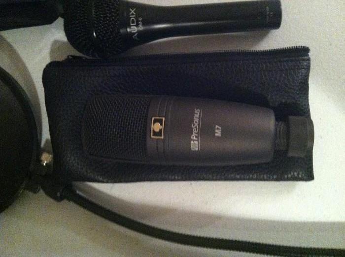 Pre Sonus M7 & Audix OM-6 microphones