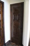 solid wood closet door with hardware all original from 1920's