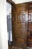 solid wood closet door with hardware all original from 1920's