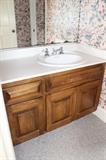 bathroom vanity and sink