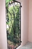 iron entry gate with lock